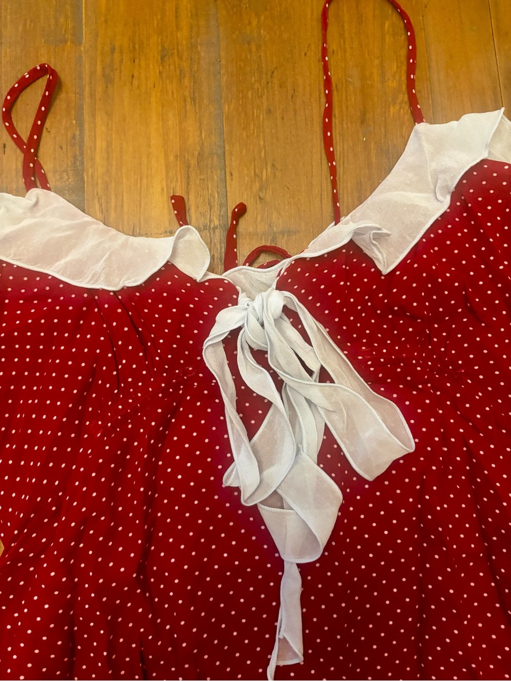 Frankie’s bikinis chiffon picnic hour mini dress - Picture 9 of 16